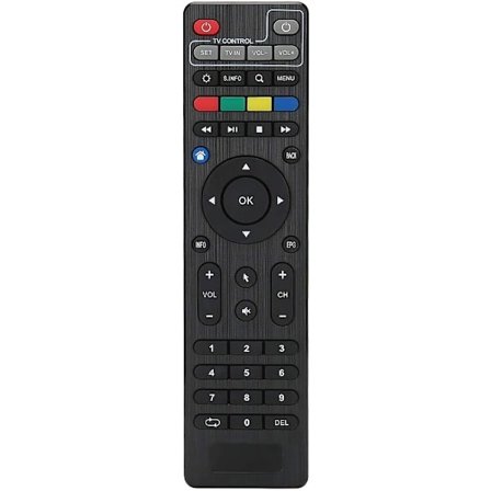 TVIP Fjärrkontroll TVIP Fjärrkontroll ABS Svart TV TV Set Top Box Fjärrkontroll för TVIP412 TVIP415 TVIP605 TVIPS300-Xin