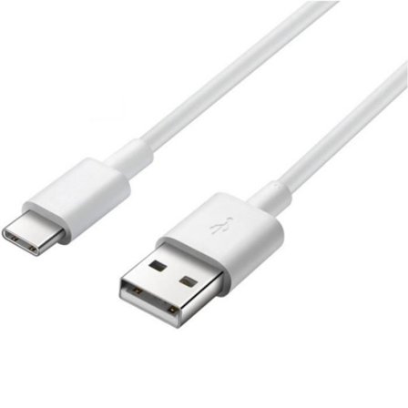 USB-C-kabel til Samsung A20E - A40 - A50 - A70 - A80 - Hvid - 1 Meter - PHONILLICO