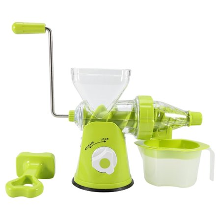 Manuell långsam juicepress för frukt och grönsaker, naturlig juiceextraktor, handdriven maskin