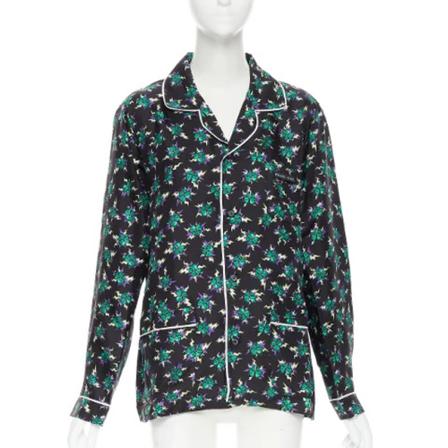 Prada Vintage Pre-owned Silk tops , Zwart , Dames , Maat: S