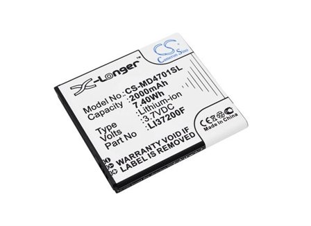 Batteri till SmartPhone, Mobil för Medion Life X4701, MD 98272, Smartphone X4701
