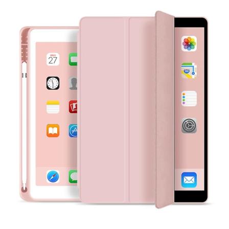 För Ipad Case Pro 11 2021 2020 2019 10,2 Air 4 10,9 10,5 2018 9,7 Mini 6 5 9:e 8:e 7:e generationens Smart Cover med pennhållare Pink iPad 10.2 (7-8-
