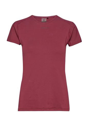 Adv Essence Ss Slim Tee W T-shirts & Tops Short-sleeved Burgunder Craft