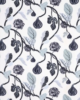 Metrikangas kuviollinen Disa Sininen