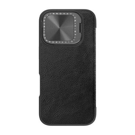 Etui Nillkin Qin Prop Läder iPhone 16 (czarny)