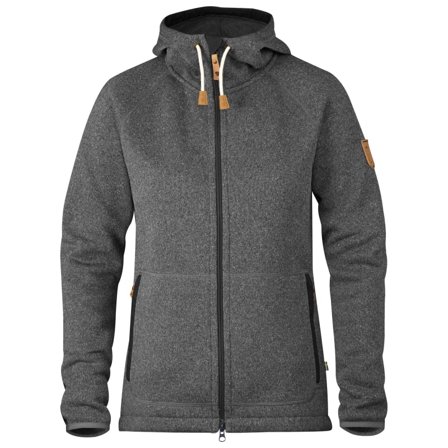 Fjällräven Women's Övik Reinforced Hoodie Women Mid layer tops Grey XS