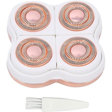 Kompatibel med Finishing Touch Flawless Ersättningshuvud, Benrakapparat, Benepilator Ersättningshuvud med 1 Rengöringsborste