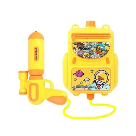 Söt anka ryggsäck vatten vapen ryggsäck vatten blaster leksak kreativ spruta vapen leksak