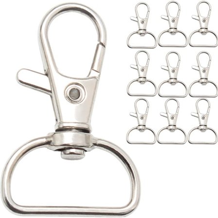 Karabinhage nøglering, Nøglering, Karabinhage nøglering, Nøglering klips,