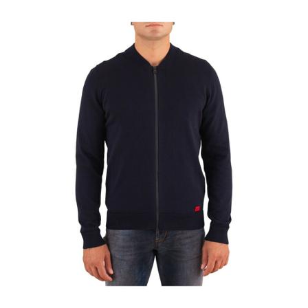 Hugo Boss - Cardigans - Blå - Herr - Storlek: S, Herr, Storlek: S
