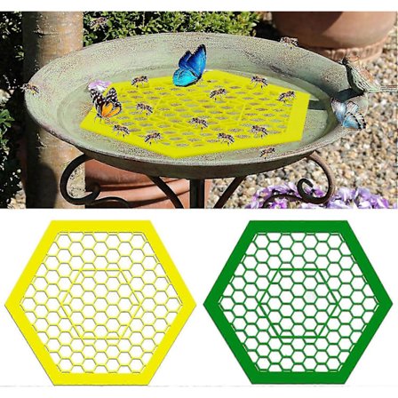 3D-tryckt flytande biö med bi-vattnare, 2 st bi-koppar för trädgård, bi-drickkoppar för trädgård, bi-vattnare och fjärilsvattenstation - CHSZ