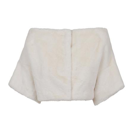 P.a.r.o.s.h., Ecofur Jacket Beżowy, Kobieta, Rozmiar: S