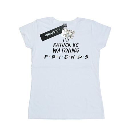 Friends Dam/Damer Hellre Vara Tittar Bomull T-Shirt S Vit White S