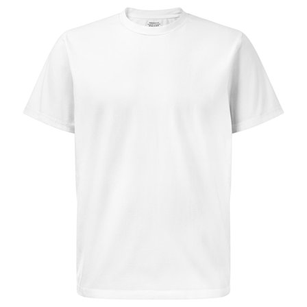 T-shirt bianca in misto cotone per uomini - T-shirt