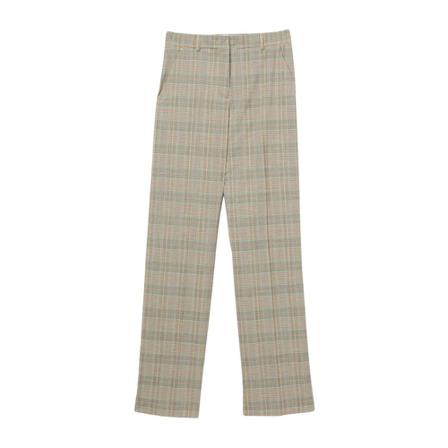 Max Mara Weekend, Solange Flannel Trousers Brązowy, Kobieta, Rozmiar: L