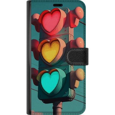 Samsung Galaxy S24 FE Lommeboketui Trafikklys hjerte