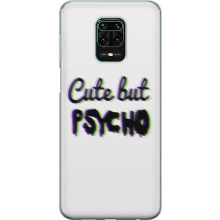 Kompatibelt Mobildeksel til Xiaomi Redmi Note 9 Pro Regnbuefarget leketøyfigur med et lykkelig ansikt og fargerike sirkler i en leken studioillustras