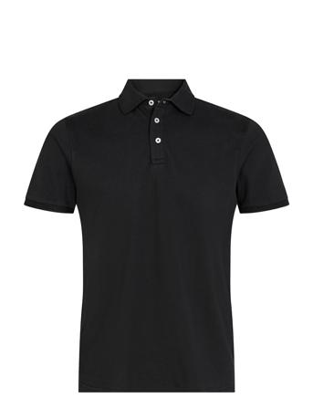 Bs Lanai Polos Short-sleeved Sort Bruun & Stengade