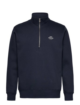 Mads Nørgaard | Standard Half Zip Logo Sweat | S