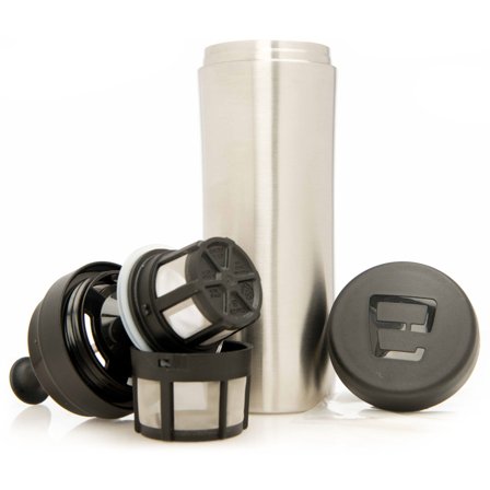 Espro Travel kaffepress, borstat stål | Kaffe > Kaffepressar > Presskanna | Bagaren och Kocken