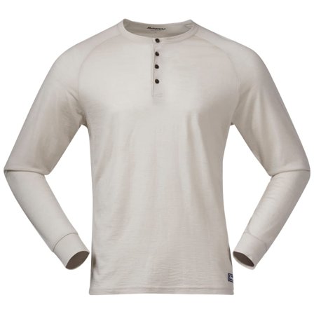 Bergans Men's Lysebu Wool Henley Men long-sleeved sweaters Beige M