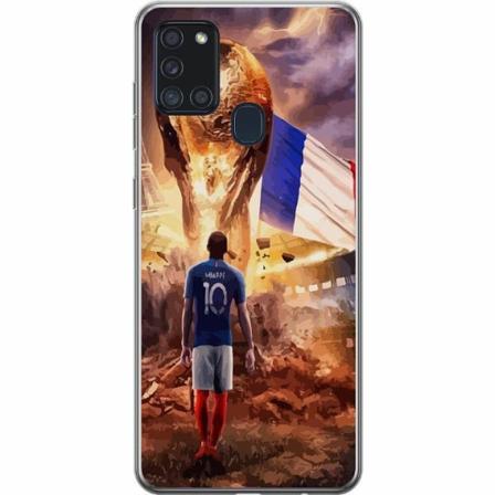 Samsung Galaxy A21s Genomskinligt Skal Kylian Mbappé
