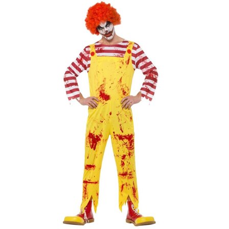 Läskig Clown Maskeraddräkt M - Partyninja.se