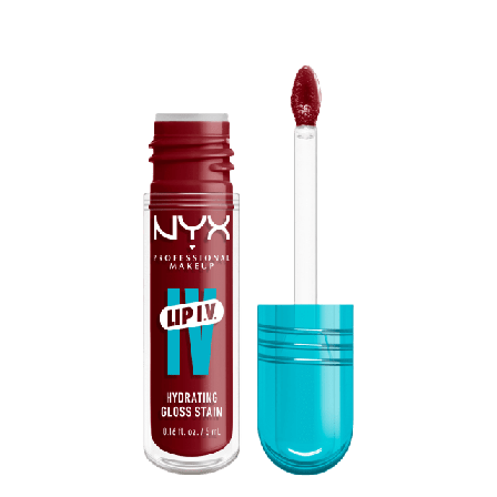 NYX Professional Makeup Lip I.V. Läppglans Unisex Röd 5 ML