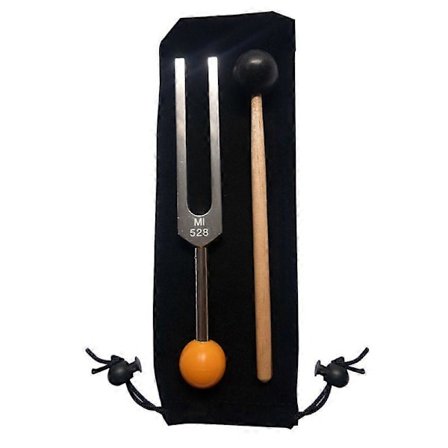 Stemmegaffel 528 HZ - med Buddha-perlebase for optimal helbredelse og avslapning