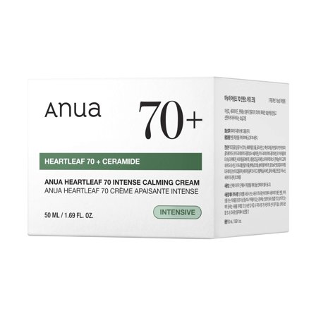 ANUA - Viso HEARTLEAF 70+ CEERAMIDE Intense Calming Cream - Crema idratante viso