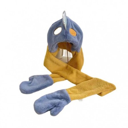 Barne vinterlue Snøhansker og skjerf for gutter og småbarn 3 stk sett Varm Pom-Pom lue med tilbehør