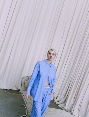 Copenhagen Muse Cmpopli-Shirt - Blue - XS/S