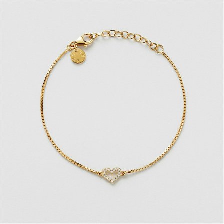 Pavé Heart Armband