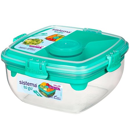 Sistema Madkasse Til Salat Grøn, Tøj & Bolig, Opbevaring & Organisering, Madkasser