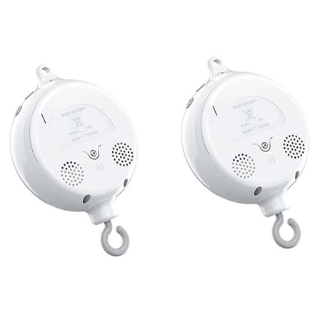 Spjälsäng Mobil Motor Baby Musikdosa Snurra med 3 Lägen Volym