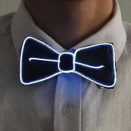 Jul LED Fluga för Män Självlysande Blinkande för Julfestdekoration