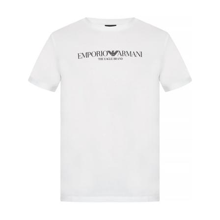 Emporio Armani men& short sleeve t-shirt crew neckline jumper Hvid, Herre T-shirts