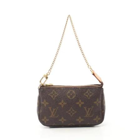 Louis Vuitton Vintage, Pre-owned Leather louis-vuitton-bags Bruin, unisex, Maat:ONE Size