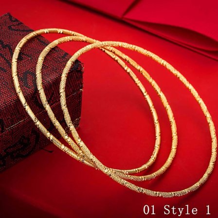 Guldpläterande 18K guldarmband