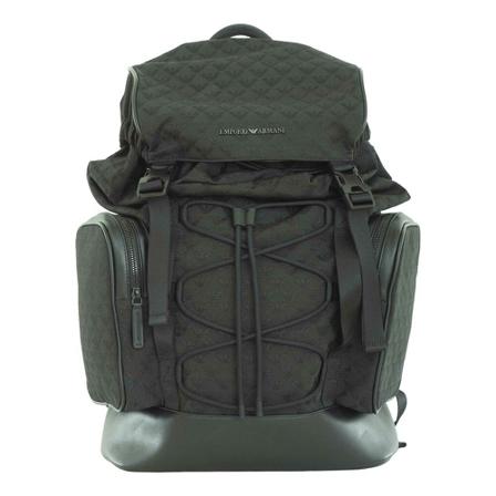 Emporio Armani Rugzaks , Zwart , Heren , Maat: ONE Size Rugzakken