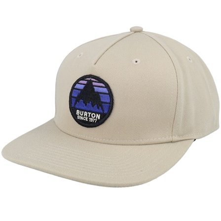 Burton - Beige snapback Caps - Underhill Hat Summit Taupe Snapback @ Hatstore