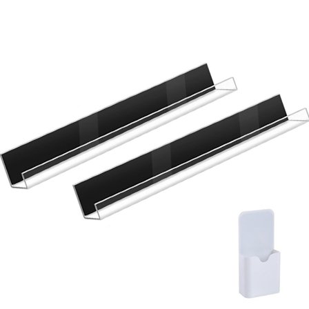 Whiteboard Magnetisk bogreol Bogdisplaystativ TRANSPARANT