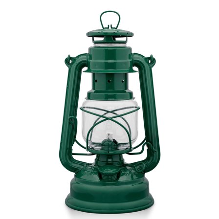 Feuerhand Baby Special 276 parafinlampe, moss green' - 'Skogsgrønn