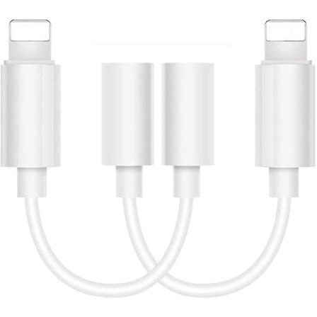 3.5mm Headphone, Adapter Earplug Adapter Jack 2 Pieces, Easy To Use, Compatible With Compatible With Apl Iphone 11 Pro Max X/xs/max/xr 7/8/8 Plus Plug