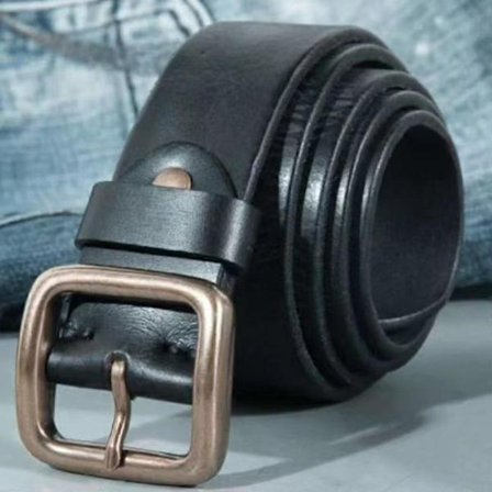 Paul Äkta Läder Herr Miss Belt Herr Äkta Läder Spänne Årets Ox Retro Ren Kohud Jeans Midja_Billiga presenter