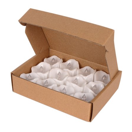 12 pakke tårefyldte elektroniske te-lys fødselsdag jul bryllup dekoration LED stearinlys