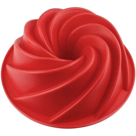 Kake/Spiral Silikonform, Perfekt for å lage Pære- og Sjokoladekaker, Glasert Lønnesirup og