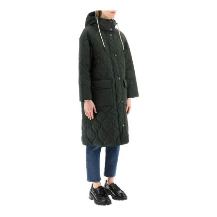 Barbour Down Kappa grön, Dam Vinterkappor, Dam, Storlek: 2XS
