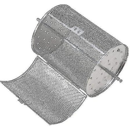 Airfryer-grilltillbehör Airfryer-tillbehör Rostfritt stål Ugnsstek Korg Rotisserie Grill Korg Rotary Bakbur För Bbq Grill Bakform Till