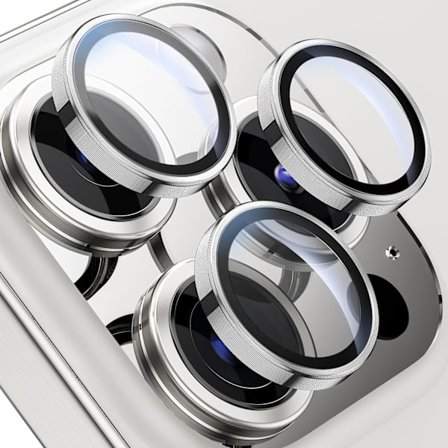 för iPhone 17 Pro Max/iPhone 17 Pro Kameraskydd - 9H Hårdhet Reptåligt Bubblfritt, HD Härdat Kamerametall